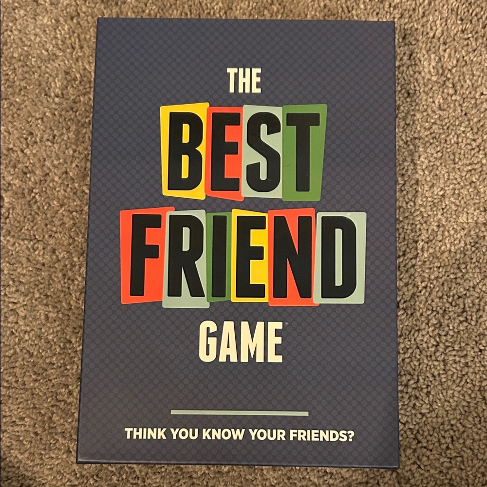 The Best Friend Game – Card Game for Friends & Parties